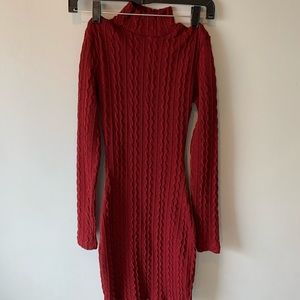 Windsor Red Sweater Dress